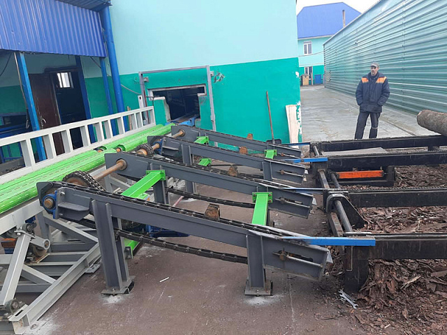 Работы по модернизации лесопильной линии